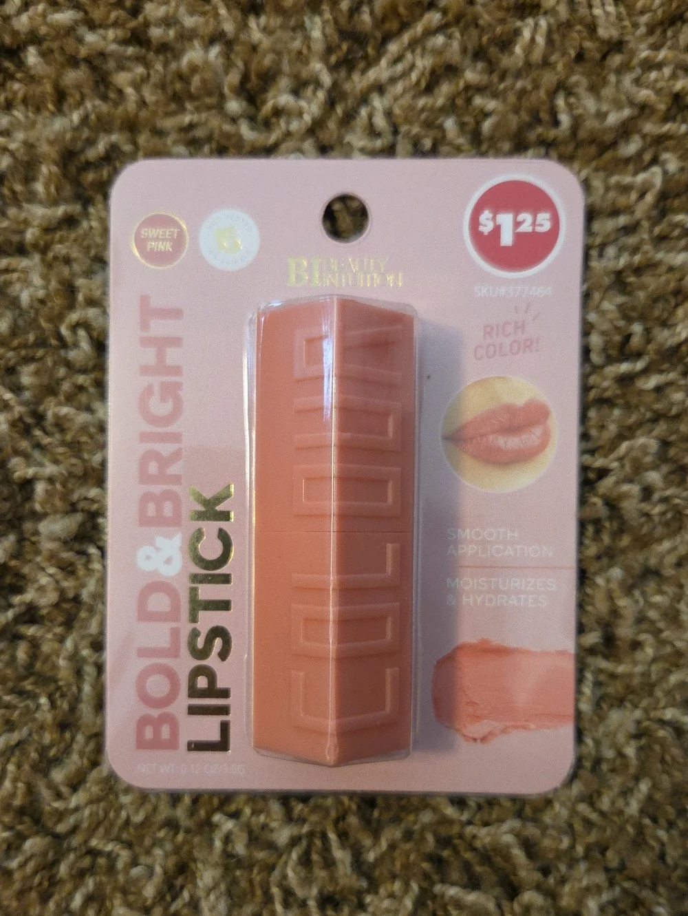 Bold & Bright Sweet Pink Lipstick